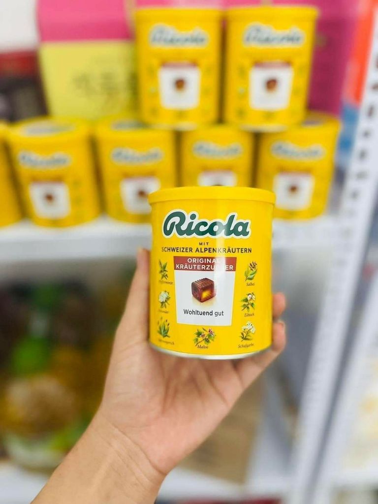 Kẹo Ngậm Ho Thảo Dược Ricola Của Đức Lọ 250g