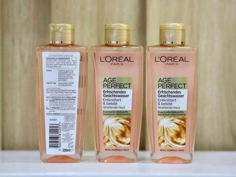 L'oreal - Combo Sữa Rửa Mặt & Nước Hoa Hồng