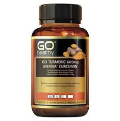 Viên uống tinh chất nghệ vàng – GO TURMERIC 600MG – MERIVA CURCUMIN – 60 viên