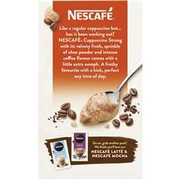 Nescafe Cappuccino Strong - Cafe Pha Sẵn Hộp 10 gói