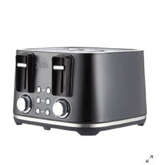 Máy nướng bánh mì 4 ngăn ANKO Slice Stainless Steel Toaster Màu đen