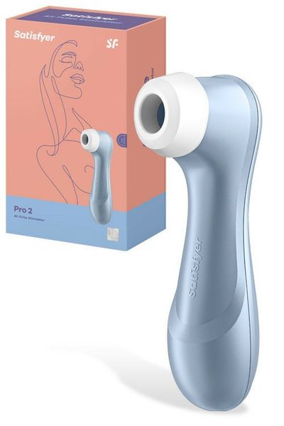 Satisfyer Pro 2 Generation 1 - Máy Mát Xa Kích Thích Âm Vật Với Công Nghệ Thổi Khí Đỉnh Cao Màu Xanh