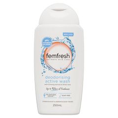 DUNG DỊCH VỆ SINH PHỤ NỮ KHỬ MÙI FEMFRESH TRẮNG 250ML