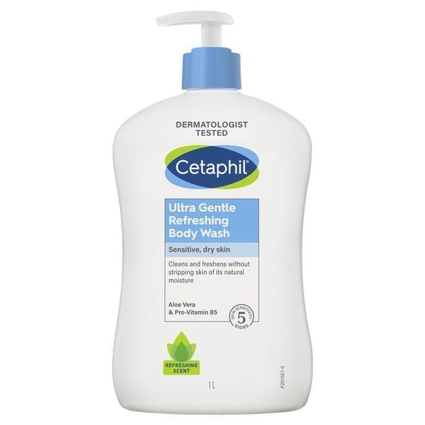 Sữa Tắm Cetaphil Ultra Gentle Refreshing Body Wash 1L