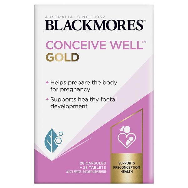 Viên uống hỗ trợ tăng khả năng thụ thai cho nữ Blackmores Conceive Well™ Gold của Úc 56 viên