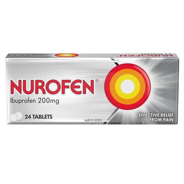 Nurofen 200mg - Thuốc giúp giảm đau hiệu quả 24 viên