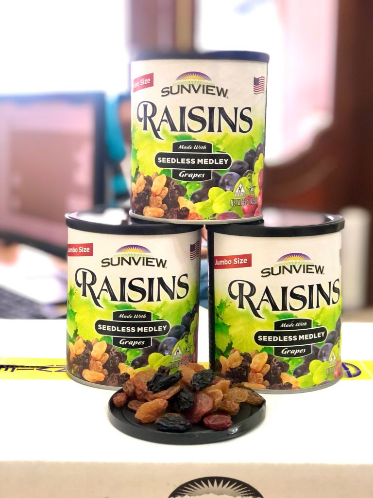 Nho khô Sunview Raisins 425g của Mỹ