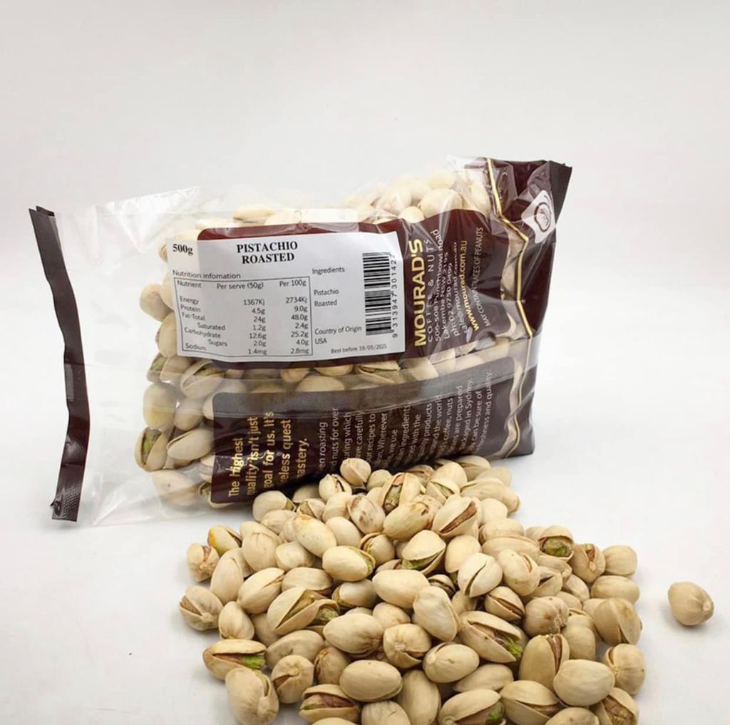 MOURAD'S PISTACHIO ROASTED - Hạt Dẻ Cười Gói 500g