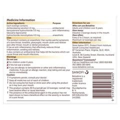 Viên Ngậm Giảm Đau Họng Betadine Anaesthetic Lozenges Hộp 36 Viên
