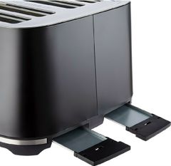 Máy nướng bánh mì 4 ngăn ANKO Slice Stainless Steel Toaster Màu đen