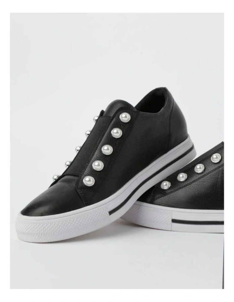 Giày da Ý hiệu Zazou màu đen