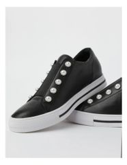 Giày da Ý hiệu Zazou màu đen