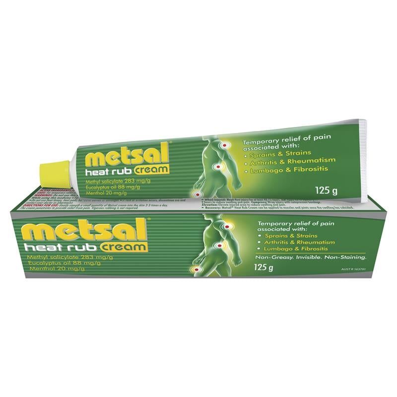 Metsal Heat Rub - Dầu Nóng Giảm Đau Tuýp 125g