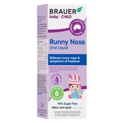 Brauer Baby & Child Runny Nose - Siro Trị Sổ Mũi Cho Bé 100 ml