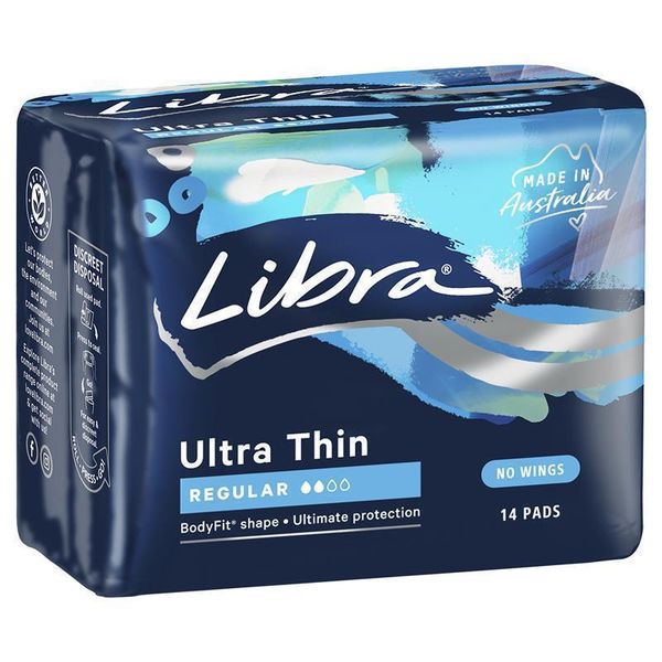 Băng vệ sinh siêu mỏng không cánh Libra Ultra Thins Pads Wings gói 14 miếng