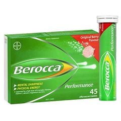 Viên Sủi Berocca Bayer Bổ Sung Vitamin Và Khoáng Chất Vị Dâu - Ống 15 Viên