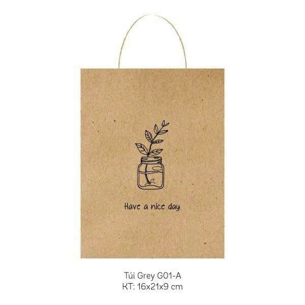 Túi giấy đựng quà nhỏ 16x21cm