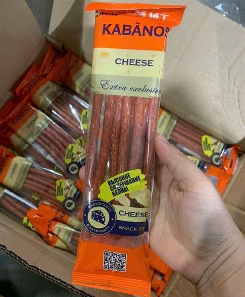 Salami Que Kabanos Cheese Vị Phô Mai Gói 70g