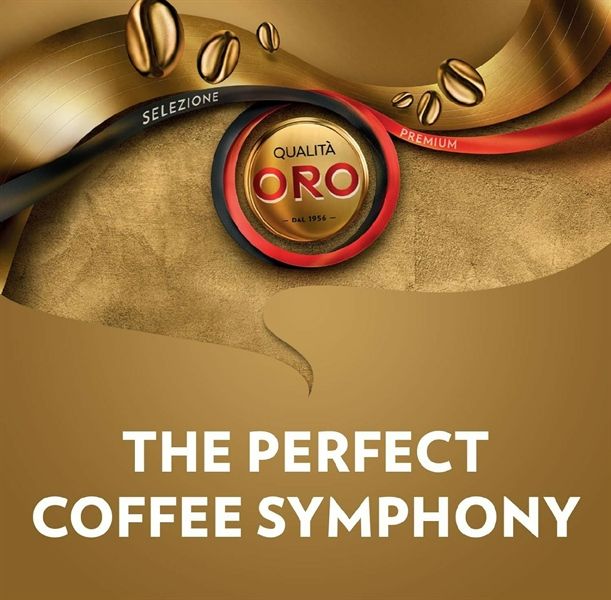 Cà phê Lavazza nguyên hạt đã rang Full Arabica Oro Qualita - gói 1kg