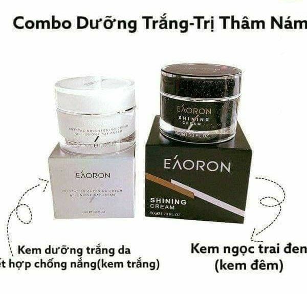 Combo Dưỡng da Hoàn hảo EAORON - Kem ngày, Kem đêm, Sữa rửa mặt, Serum collagen tươi