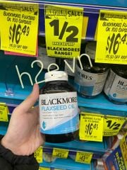 Dầu hạt lanh Blackmores Flaxseed Oil 1000mg của Úc 100 viên