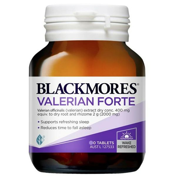 Viên uống hỗ trợ giấc ngủ Blackmores Valerian Forte của Úc 30 viên