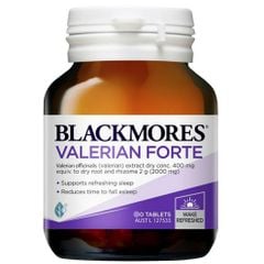 Viên uống hỗ trợ giấc ngủ Blackmores Valerian Forte của Úc 30 viên