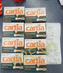 CARTIA - PHÒNG NGỪA ĐỘT QUỴ VÀ TAI BIẾN 168 VIÊN