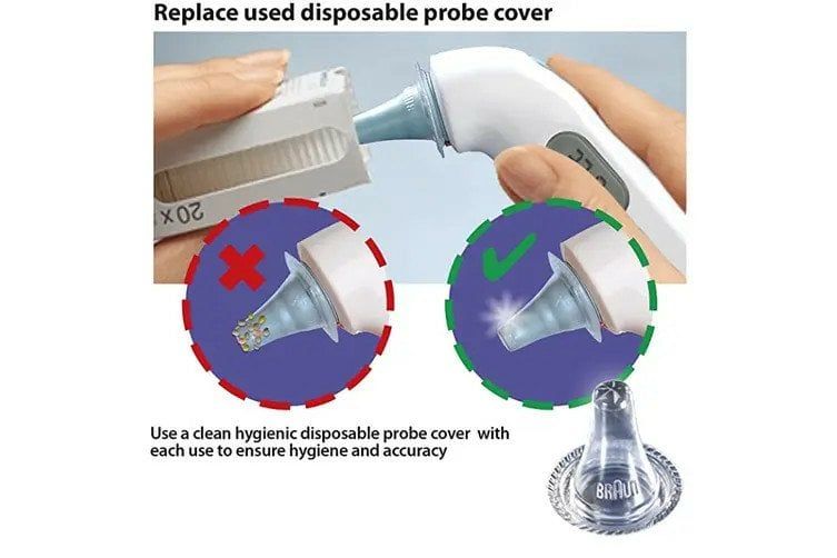 Máy đo nhiệt độ điện tử Braun của Đức