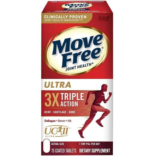 Viên Uống Hỗ Trợ Xương Khớp Schiff Move Free Ultra Triple Action 75 Viên