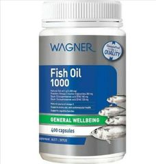 Dầu cá Wagner Fish Oil 1000 Hộp 400 Viên
