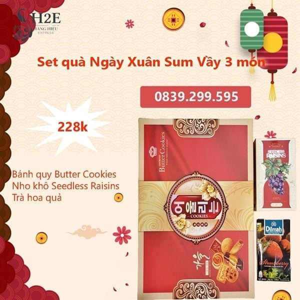 Set Quà Tết 2024 - 228 Ngày Xuân Sum Vầy (Không Túi)