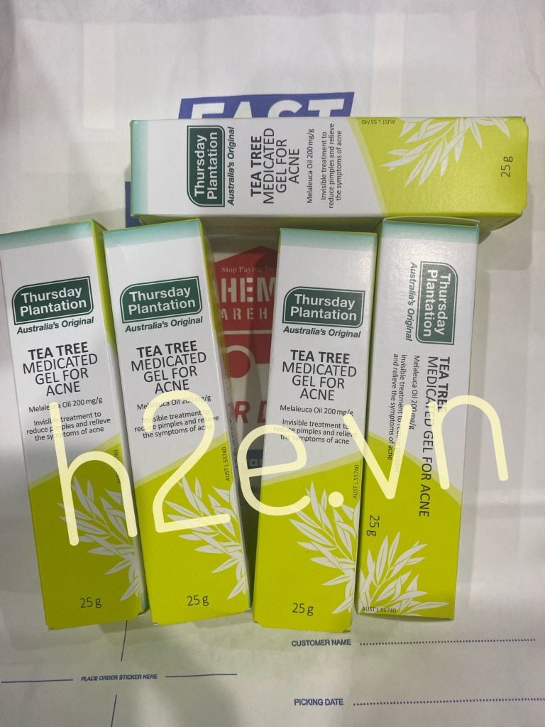 Gel đặc trị mụn Úc Thursday Plantation Tea Tree Medicated Gel For Acne 25g