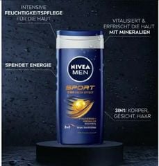 Sữa Tắm Nivea Men 3in1 Energy Dành Cho Nam Giới Của Đức Chai 400ml