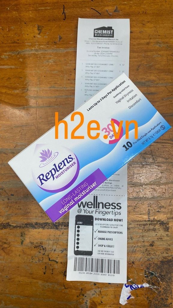 REPLENS Vaginal Moisturiser - KEM DƯỠNG ẨM ÂM ĐẠO