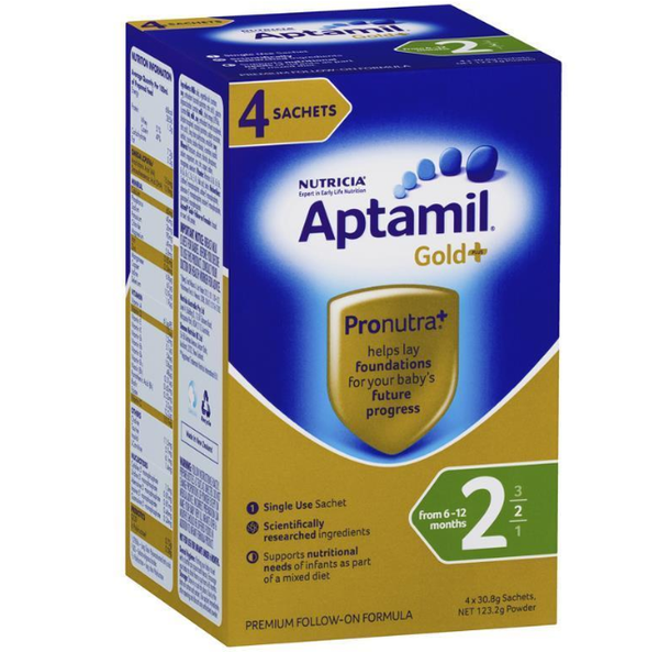 Sữa Aptamil gold+ số 2 (30.8g x 4)