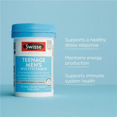 Vitamin Tổng Hợp Cho Bé Trai Tuổi Dậy Thì Swisse Teenage Ultivite Men's Lọ 60 Viên