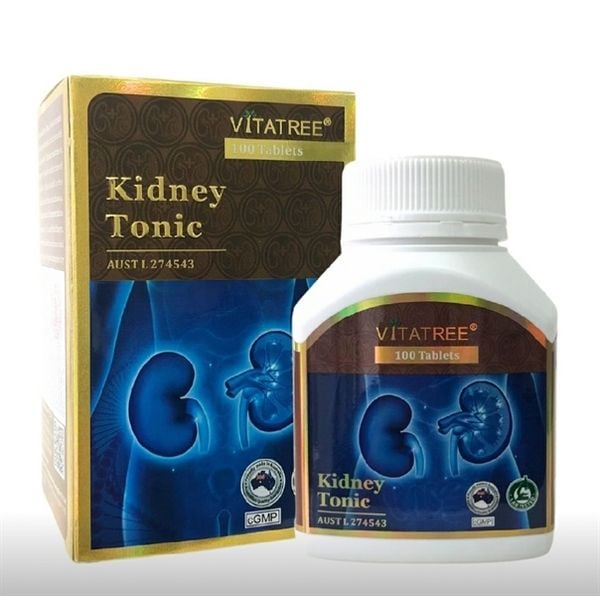 Viên Uống Bổ Thận, Tăng Cường Chức Năng Thận Vitatree Kidney Tonic Hộp 100 viên