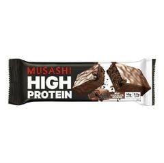 Bánh protein năng lượng cao Musashi High Protein Bar Cookies And Cream 90g