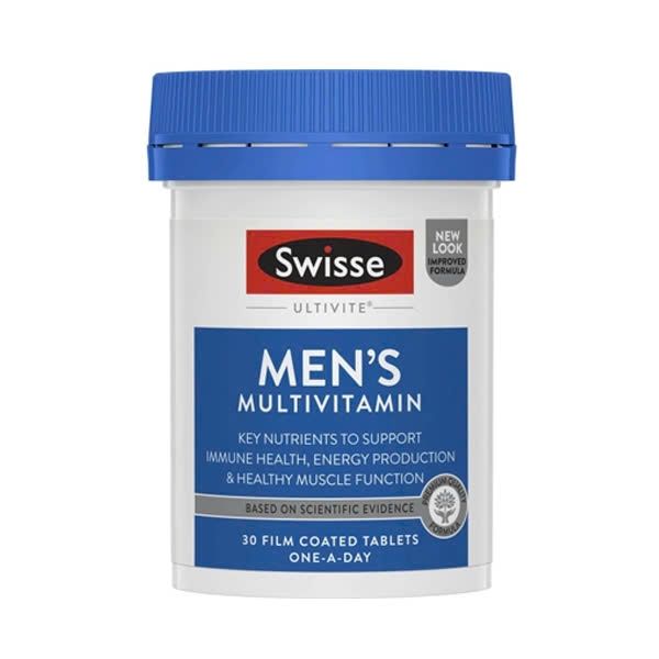 Vitamin tổng hợp cho nam giới Swisse Men's Ultivite Multivitamin của Úc 30 viên