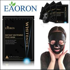 Mặt Nạ Làm Trắng Da Thần Tốc Eaoron Instant Whitening Face Mask Úc 25ml - Hộp Đen 5 Miếng