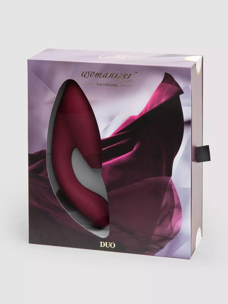 Sex toy WOMANIZER DUO 2 CLITORAL & G SPOT STIMULATOR màu đỏ