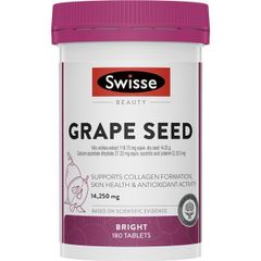 Viên Uống Tinh Chất Hạt Nho Swisse Grape Seed Lọ 180 Viên