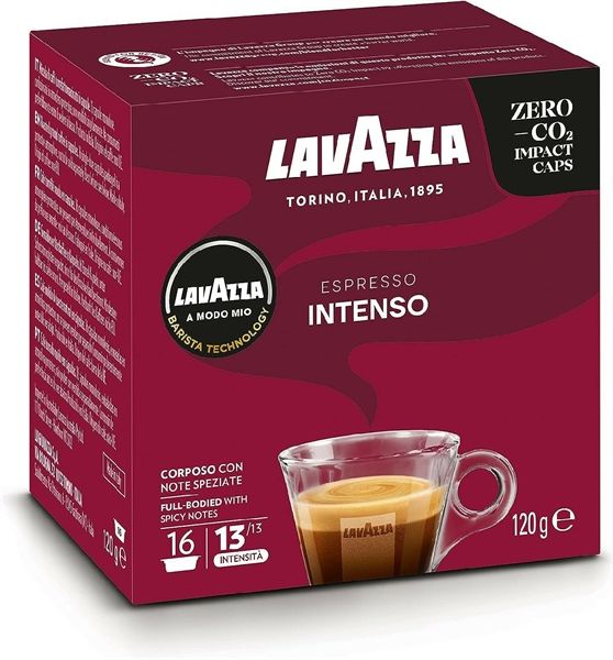 Cafe viên nén Lavazza A MoDo Mio Espresso Intenso - hộp 16 viên