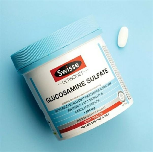 Viên uống bổ xương khớp Swisse Glucosamine Sulfate 1500mg - lọ 180 viên