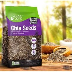 Absolute Organic Black Chia Seeds - Hạt Chia Gói 1kg