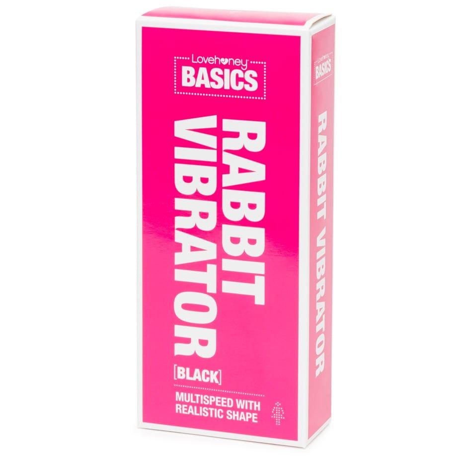 Máy rung thỏ BASICS màu đen