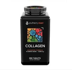 Viên uống collagen cho nam Youtheory Men Collagen Type 1, 2 & 3 của Mỹ 390 viên