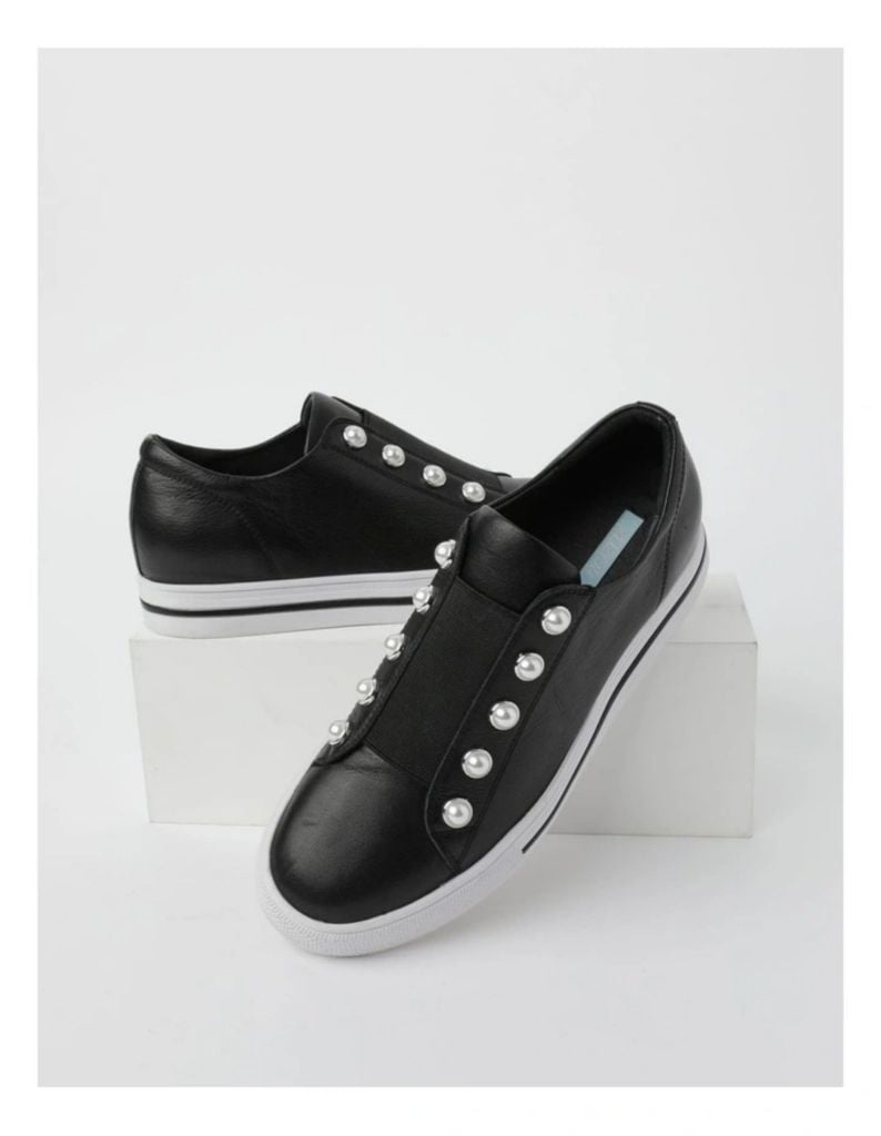 Giày da Ý hiệu Zazou màu đen