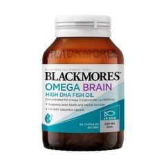 Dầu Cá Blackmores Omega Brain High DHA Fish Oil 60 viên